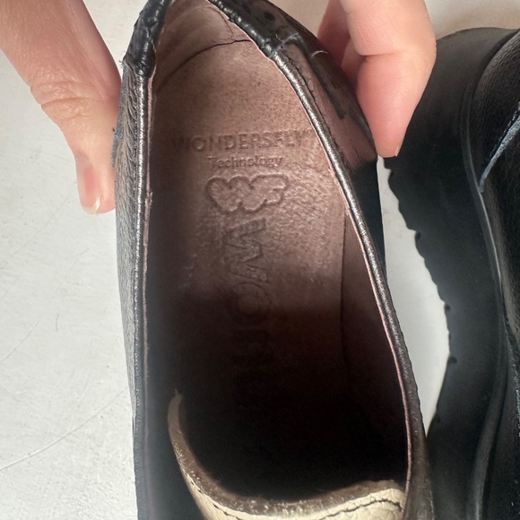 Wonders Salva Black Multi Platform Wingtip Loafers - Picture 6 of 6